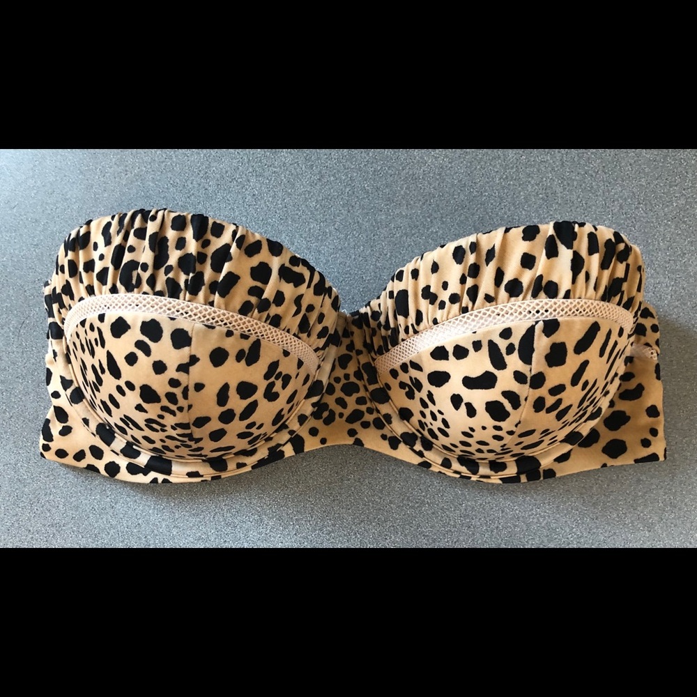 Victoria’s Secret animal print bikini top 34D